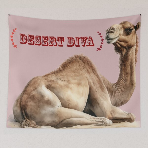 Item preview, Queen of the Dunes - Funny Camel Graphic designed and sold by Mini Pixel Perfect Co..