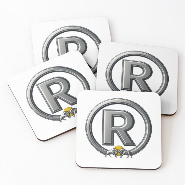 Item preview, Metallic Ram Emblem with Bold Letter designed and sold by NOMISKISAW.