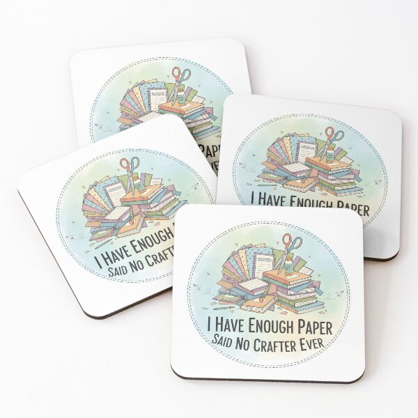 Item preview, I Have Enough Paper Said No Crafter Ever – Funny Crafting Quote Design designed and sold by blankTeeShirt.