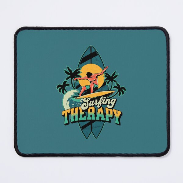 Item preview, Surf Therapy Vintage Surfing Beach Surfer designed and sold by Oniyasha.