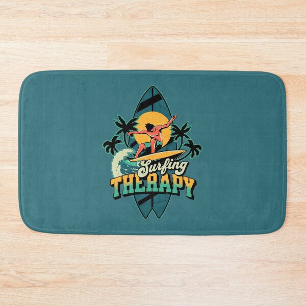Item preview, Surf Therapy Vintage Surfing Beach Surfer designed and sold by Oniyasha.
