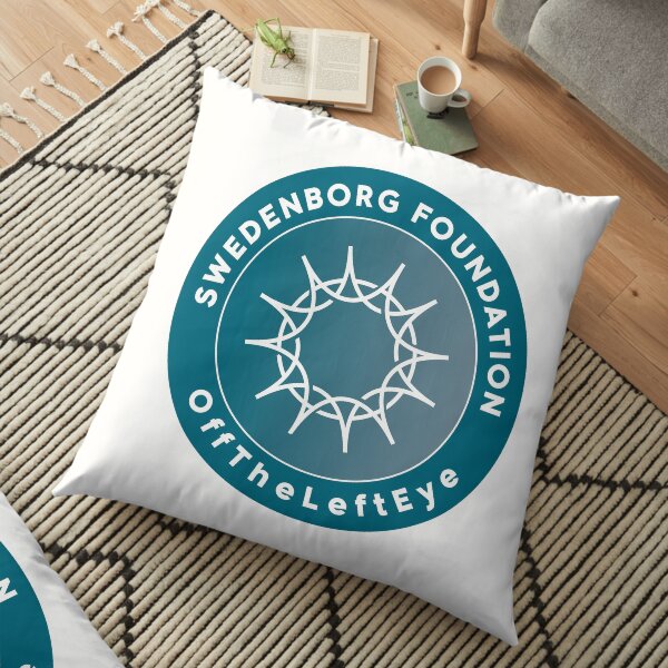 offTheLeftEye logo 2 Floor Pillow