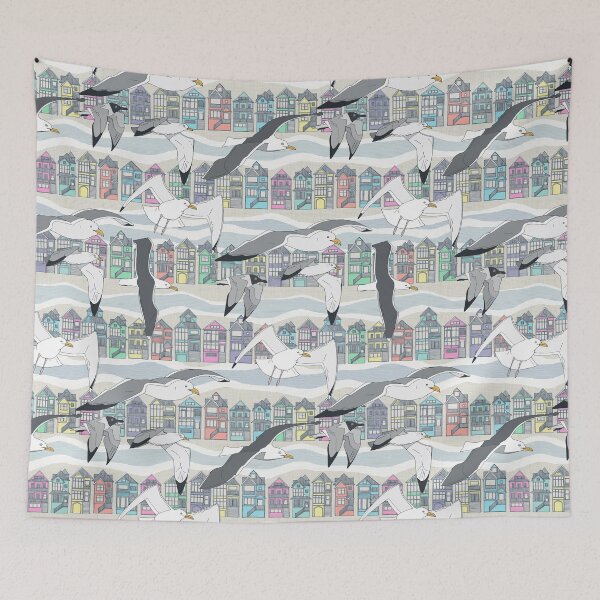 Item preview, Atlantic Beach NC gulls designed and sold by scrummy.
