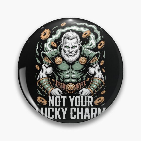 Item preview, Not Your Lucky Charm – Jacked Celtic Leprechaun Warrior Gold Coins St. Patrick's Day designed and sold by DarylWelsh2024.