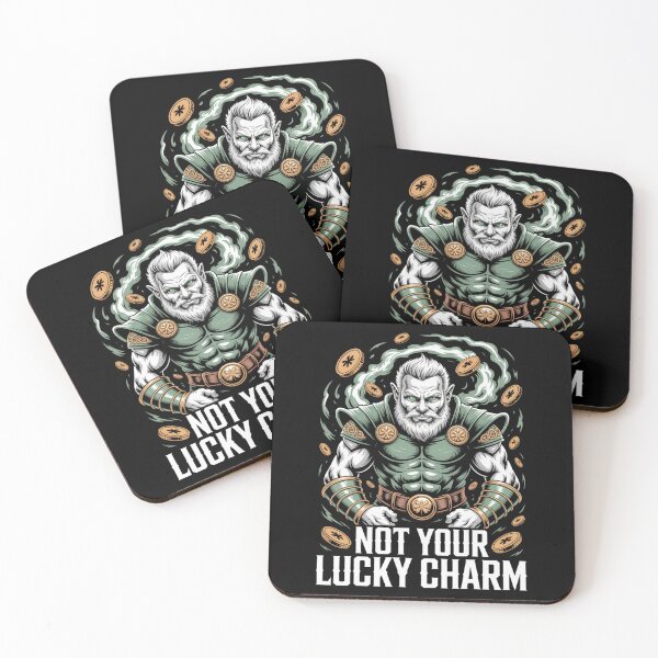 Item preview, Not Your Lucky Charm – Jacked Celtic Leprechaun Warrior Gold Coins St. Patrick's Day designed and sold by DarylWelsh2024.