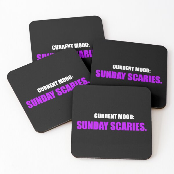 Item preview, Current Mood Sunday Scaries Funny Office Quote designed and sold by Mikidesign1988.