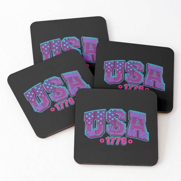 Item preview, Synthwave USA 1776 Neon Cyberpunk Patriot designed and sold by MarCinu Art.