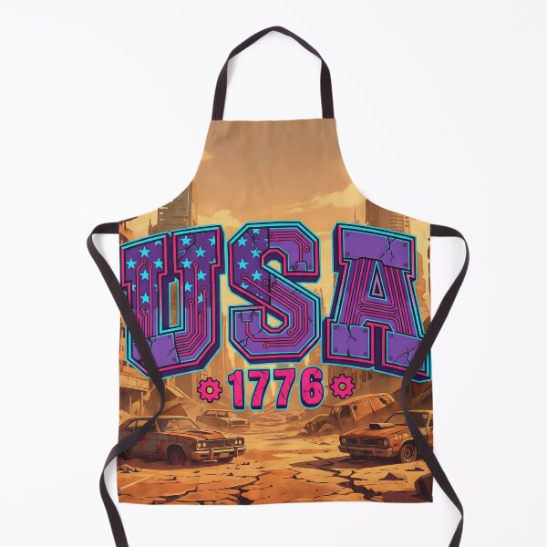 Item preview, Synthwave USA 1776 Neon Cyberpunk Patriot designed and sold by MarCinu Art.