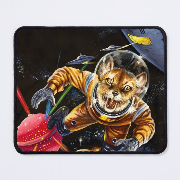 Item preview, Friends From an Alien Universe  - Retro Comic Sci-Fi Art  designed and sold by Fine arts shop.