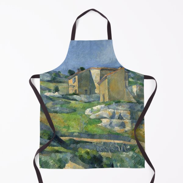 Item preview, Houses in Provence the Riaux Valley Near Lestaque by Paul Cézanne: Modernist Landscape Poster designed and sold by artofuniverse.