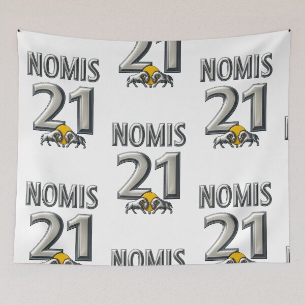 Item preview, Metallic NOMIS 21 Emblem with Rams designed and sold by NOMISKISAW.