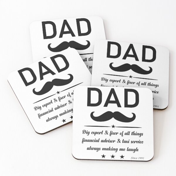 Item preview, Dad Mustache DIY Father's Day Gift Design designed and sold by Gallory Hive.
