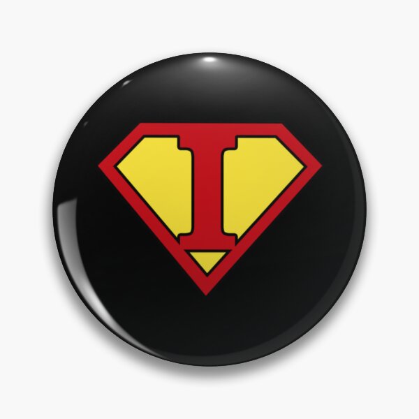 Item preview, Superhero Symbol Letter I  designed and sold by wendymcdowell.