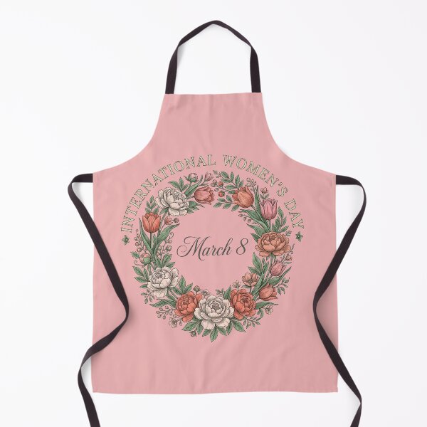 Item preview, International Women’s Day Floral Badge designed and sold by Quiet Mode Studio.