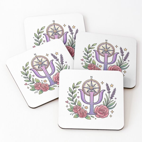 Item preview, Psychology Symbol with Compass and Roses designed and sold by GanethViolette0.