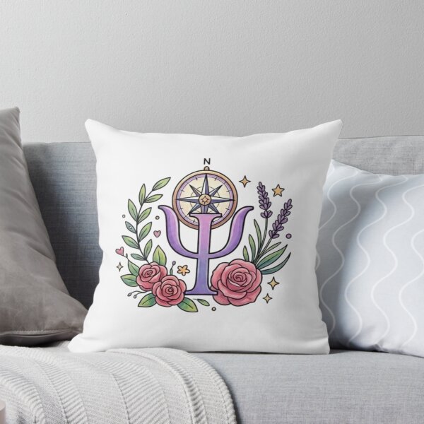 Item preview, Psychology Symbol with Compass and Roses designed and sold by GanethViolette0.