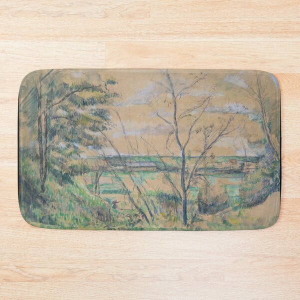 Item preview, In the Oise Valley by Paul Cézanne: Post Impressionist landscape poster designed and sold by artofuniverse.