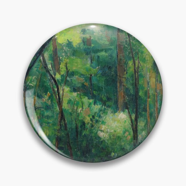Item preview, Interior of a Forest by Paul Cézanne: Post Impressionist Forest Study designed and sold by artofuniverse.