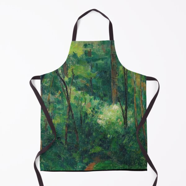Item preview, Interior of a Forest by Paul Cézanne: Post Impressionist Forest Study designed and sold by artofuniverse.