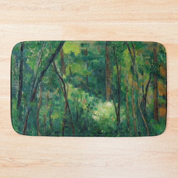 Item preview, Interior of a Forest by Paul Cézanne: Post Impressionist Forest Study designed and sold by artofuniverse.