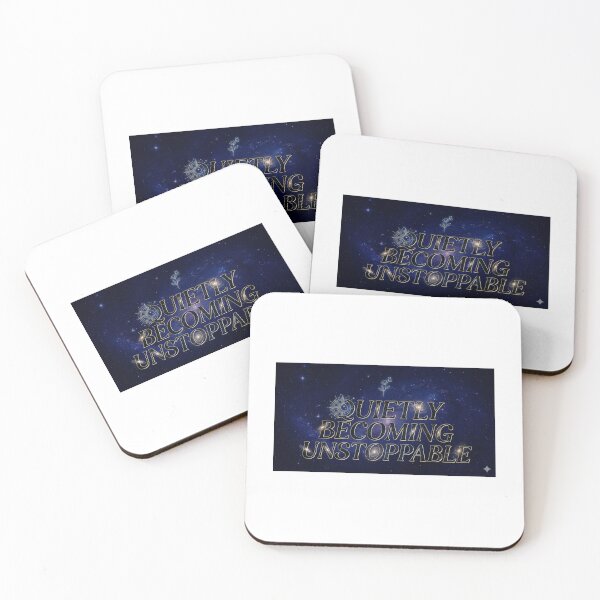 Item preview, Quietly Becoming Unstoppable quote designed and sold by velniara.