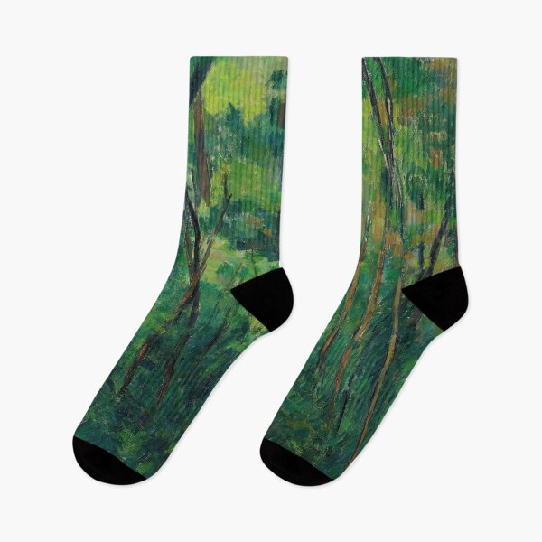Item preview, Interior of a Forest by Paul Cézanne: Post Impressionist Forest Study designed and sold by artofuniverse.