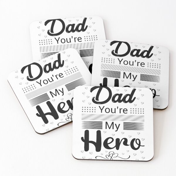 Item preview, Dad Is My Hero Father's Day Gift Design designed and sold by Gallory Hive.