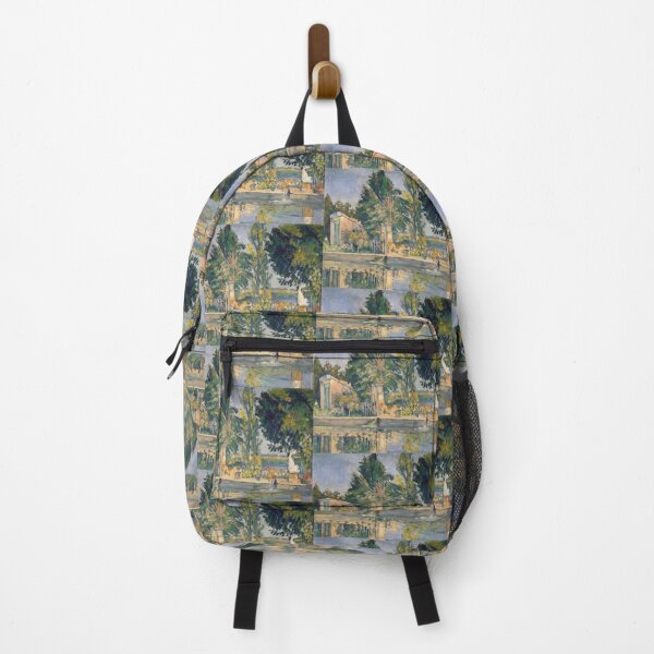 Item preview, Jas De Bouffanthe Pond by Paul Cézanne: Tranquil French Garden Poster designed and sold by artofuniverse.