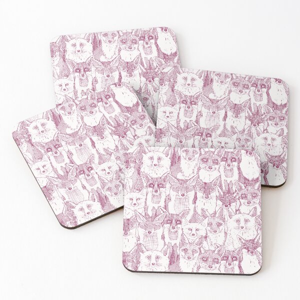 Item preview, just foxes cherry soft white designed and sold by scrummy.