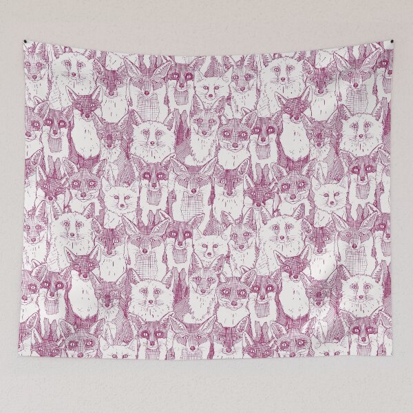 Item preview, just foxes cherry soft white designed and sold by scrummy.