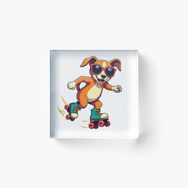 Item preview, Retro Dog Rollerblades designed and sold by BysonDesigns.