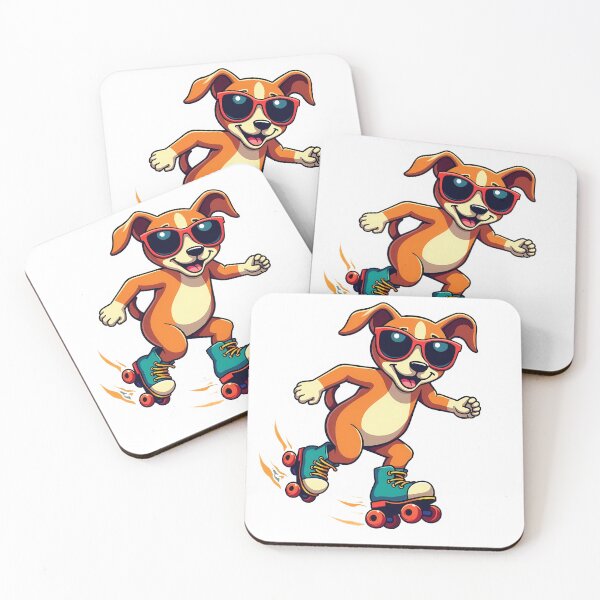 Item preview, Retro Dog Rollerblades designed and sold by BysonDesigns.