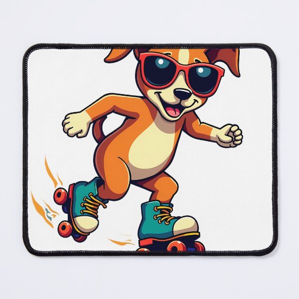 Item preview, Retro Dog Rollerblades designed and sold by BysonDesigns.
