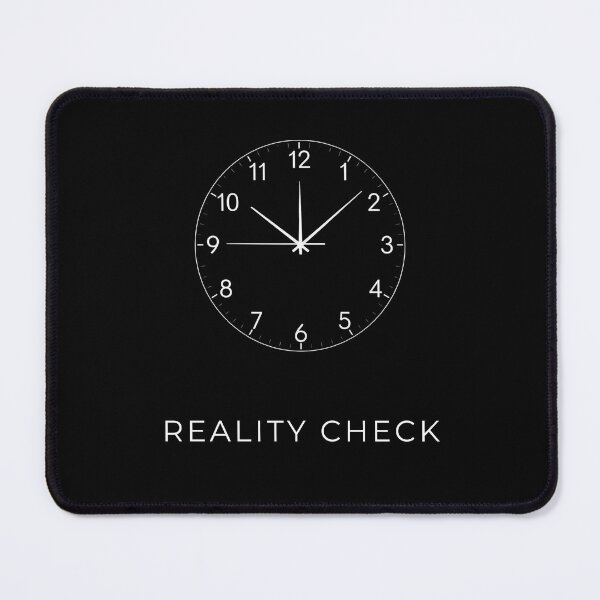 Item preview, Reality Check – Minimal Clock Design-white designed and sold by PXEpic.