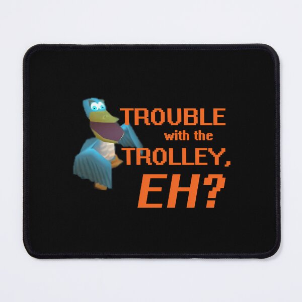 Item preview, Trouble With The Trolley Eh designed and sold by Meow & More.
