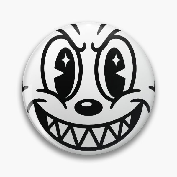 Item preview, Retro 30s Cartoon Character Face - Creepy Cute Star Eyes Graphic designed and sold by seven things shop.