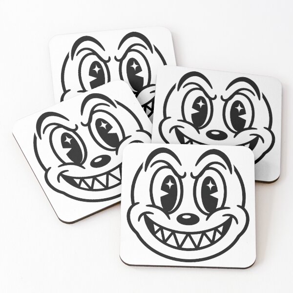 Item preview, Retro 30s Cartoon Character Face - Creepy Cute Star Eyes Graphic designed and sold by seven things shop.