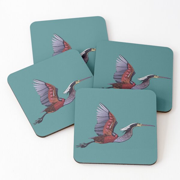 Item preview, Agami heron teal designed and sold by scrummy.