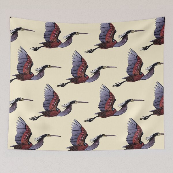 Item preview, Agami heron parchment designed and sold by scrummy.