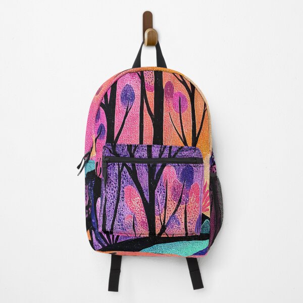 Item preview, A luminous fantasy forest in a magical sunset designed and sold by WhimsyArt ○ Studio.