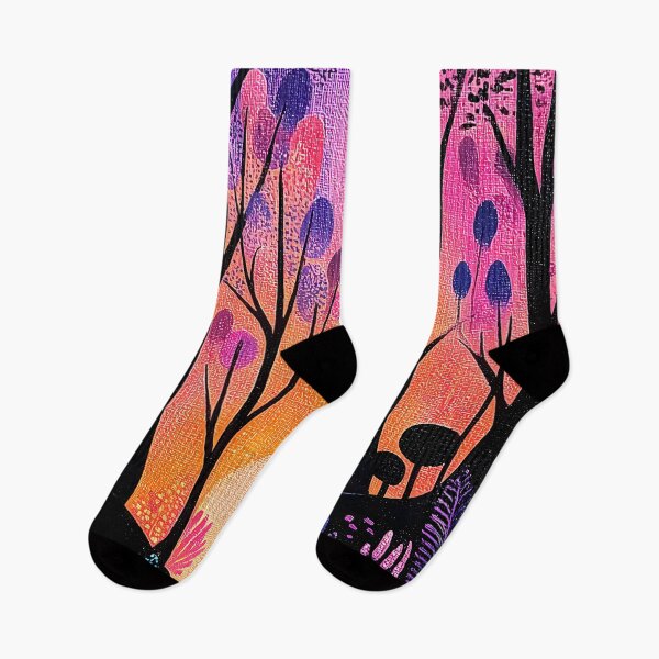 Item preview, A luminous fantasy forest in a magical sunset designed and sold by WhimsyArt ○ byGTL.