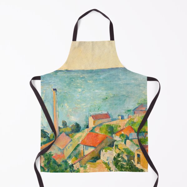 Item preview, La Mer a Lestaque by Paul Cézanne: Sunlit Mediterranean Coastal Poster designed and sold by artofuniverse.