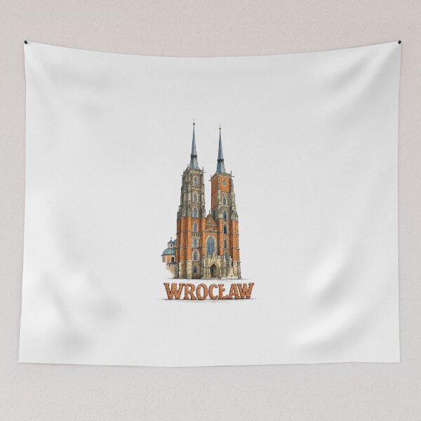 Item preview, Wroclaw Cathedral Urban Sketch designed and sold by Vittorio Magaletti.
