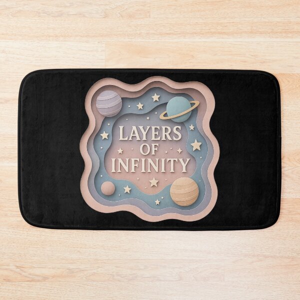 Item preview, Layers of Infinity - Pastel Paper Cut Cosmic Art designed and sold by MKreative Studio.