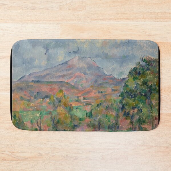Aperçu de l'œuvre La Montagne Sainte Victoire de Paul Cézanne : Paysage postimpressionniste Poster créée et vendue par artofuniverse.