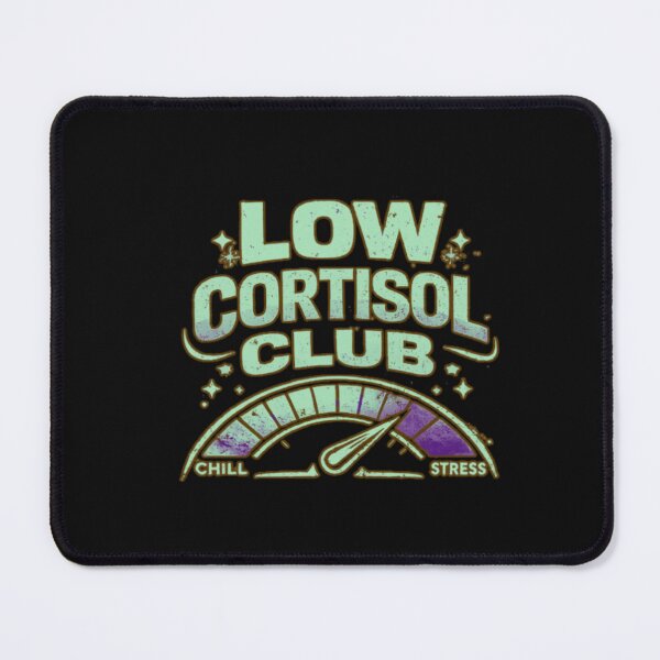 Item preview, Low Cortisol Club – Minimal Streetwear Wellness Typography designed and sold by Mosogoloso.