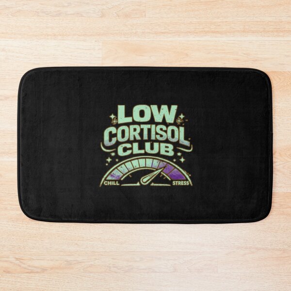 Item preview, Low Cortisol Club – Minimal Streetwear Wellness Typography designed and sold by Mosogoloso.