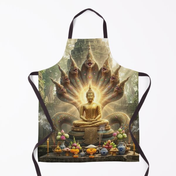 Item preview, Sacred Buddha Under Nine Headed Naga designed and sold by XinMy.