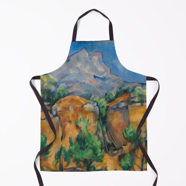 Aperçu de l'œuvre La Montagne Sainte Victoire de Paul Cézanne : Paysage postimpressionniste Poster créée et vendue par artofuniverse.