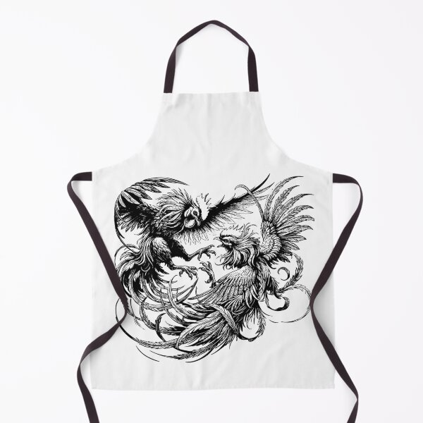 Item preview, Fighting Rooster Graphic Tee – Black and White Gamecock Illustration Shirt designed and sold by rich4Design.